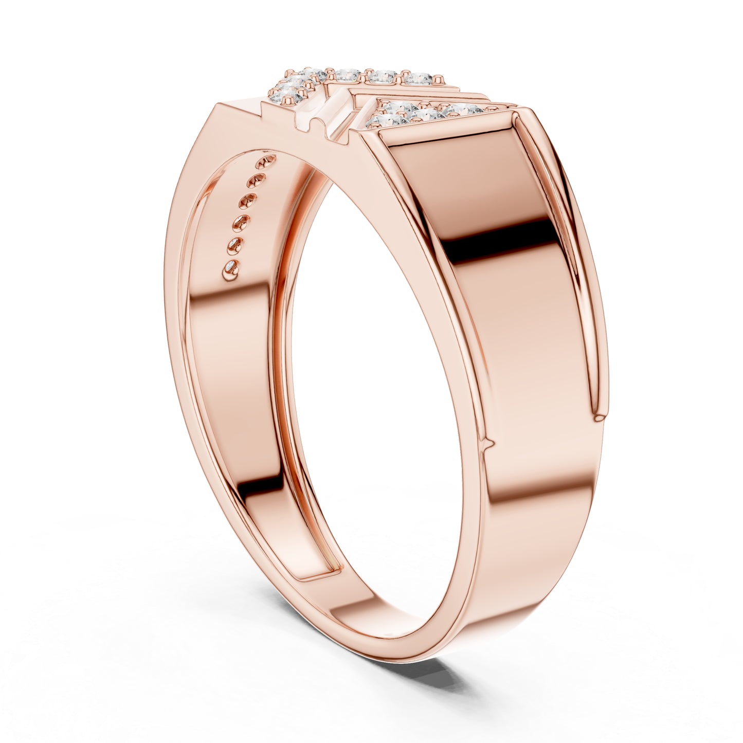 18K White Gold Round Lab-Grown Diamond Solitaire Ring for Office Wear | Pure Carat