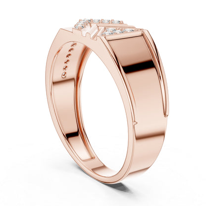 18K White Gold Round Lab-Grown Diamond Solitaire Ring for Office Wear | Pure Carat