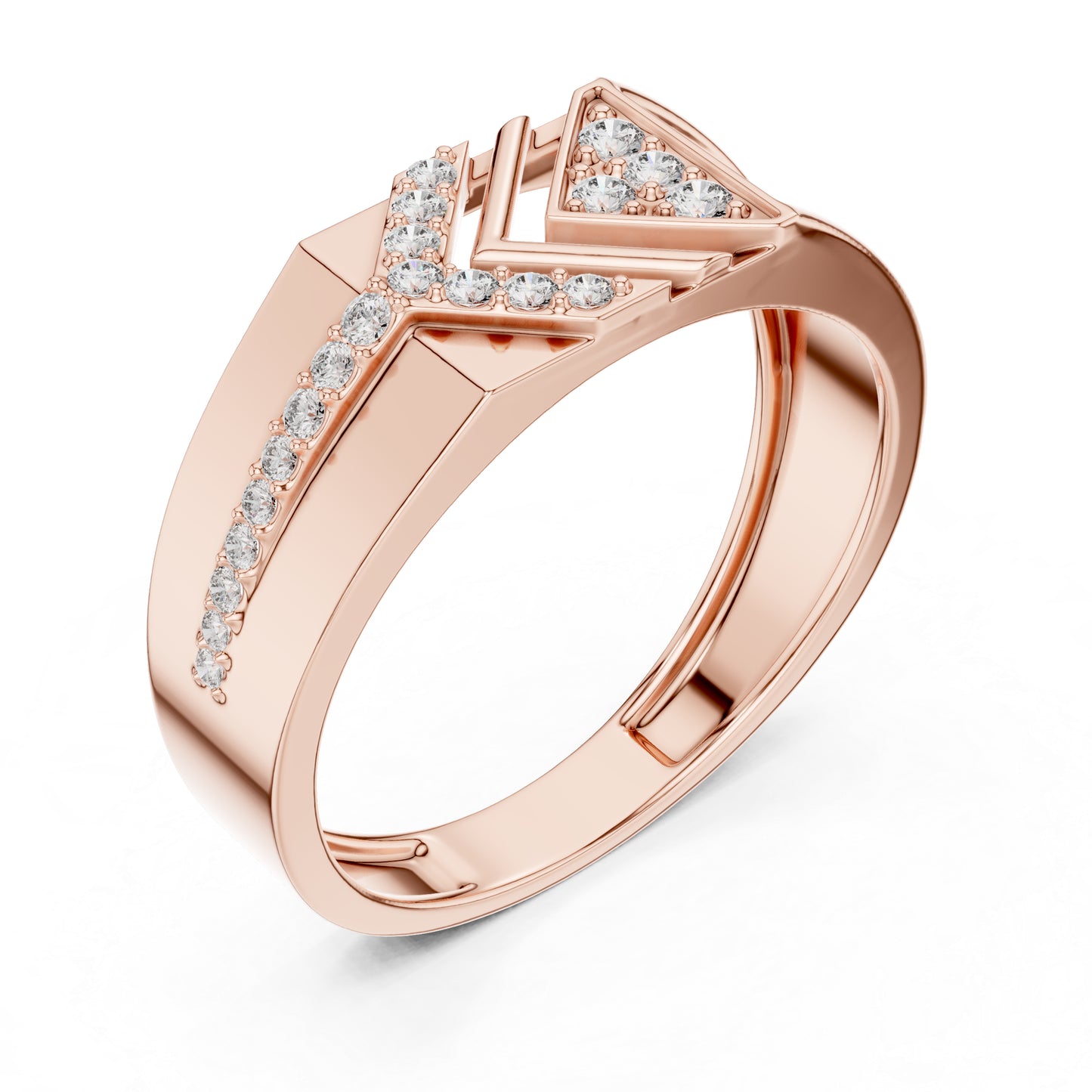 18K White Gold Round Lab-Grown Diamond Solitaire Ring for Office Wear | Pure Carat