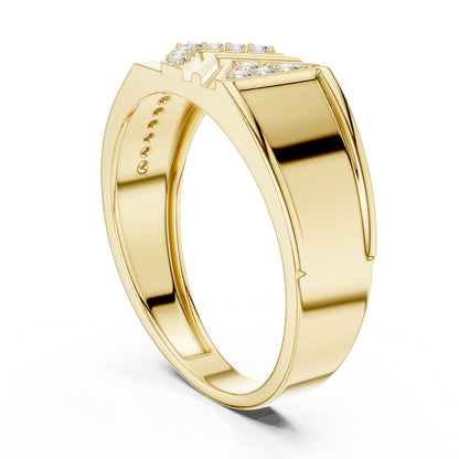 18K White Gold Round Lab-Grown Diamond Solitaire Ring for Office Wear | Pure Carat