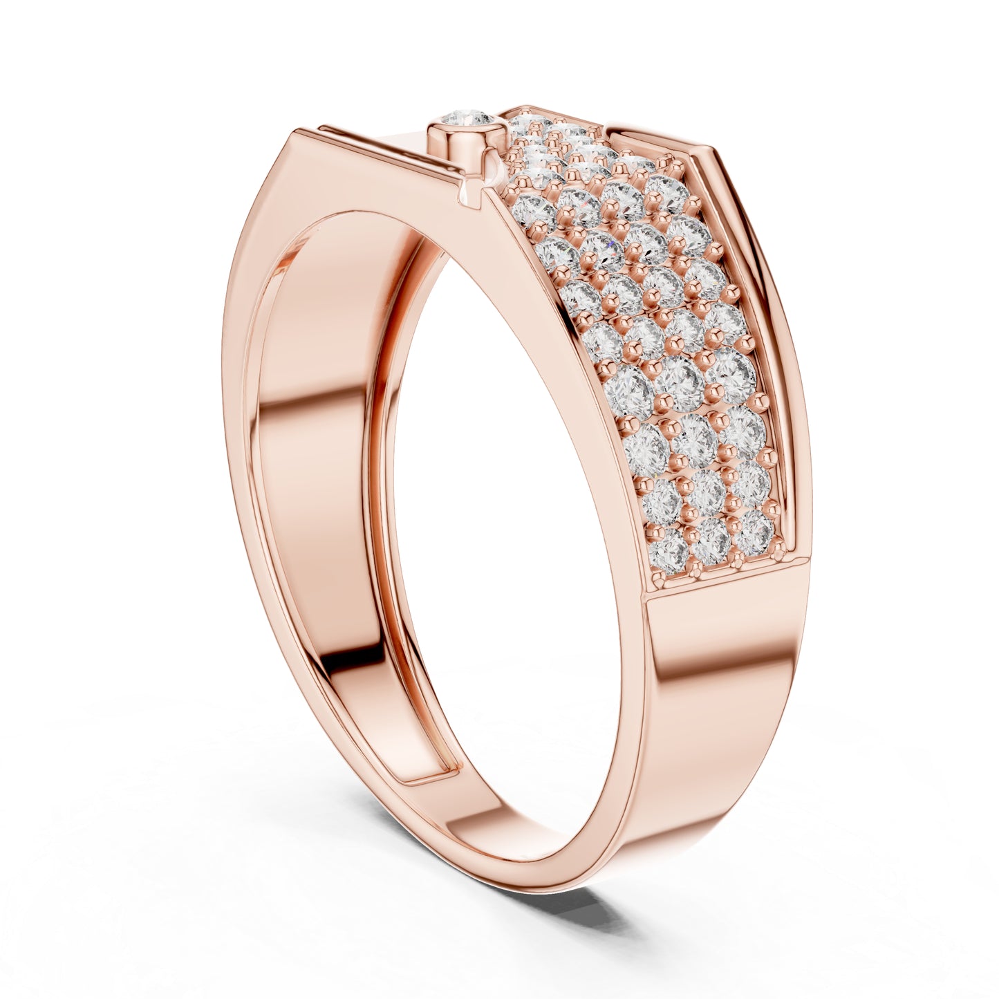14K Yellow Gold Round Lab-Grown Diamond Bridal Ring for Women | Pure Carat