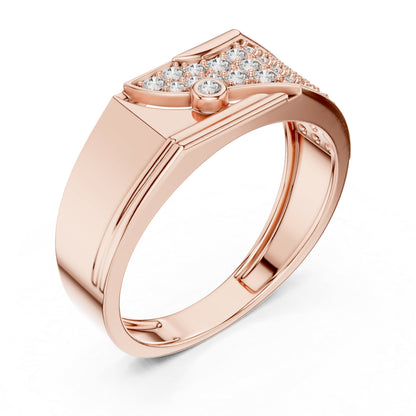 14K Yellow Gold Round Lab-Grown Diamond Bridal Ring for Women | Pure Carat