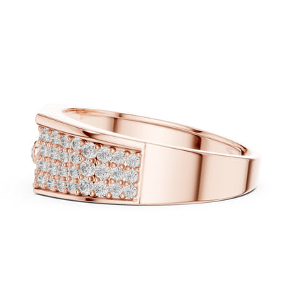 14K Yellow Gold Round Lab-Grown Diamond Bridal Ring for Women | Pure Carat