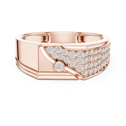 14K Yellow Gold Round Lab-Grown Diamond Bridal Ring for Women | Pure Carat