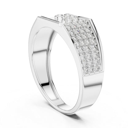 14K Yellow Gold Round Lab-Grown Diamond Bridal Ring for Women | Pure Carat