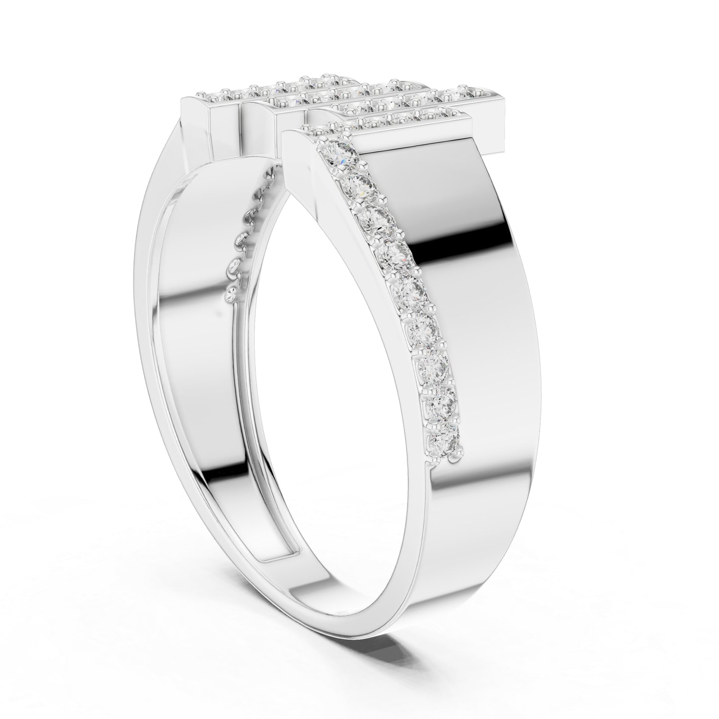 18K Rose Gold Round Lab-Grown Diamond Engagement Ring for Women | Pure Carat