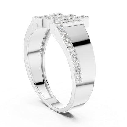 18K Rose Gold Round Lab-Grown Diamond Engagement Ring for Women | Pure Carat