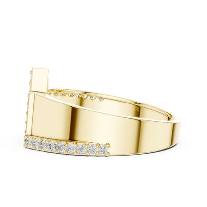 18K Rose Gold Round Lab-Grown Diamond Engagement Ring for Women | Pure Carat