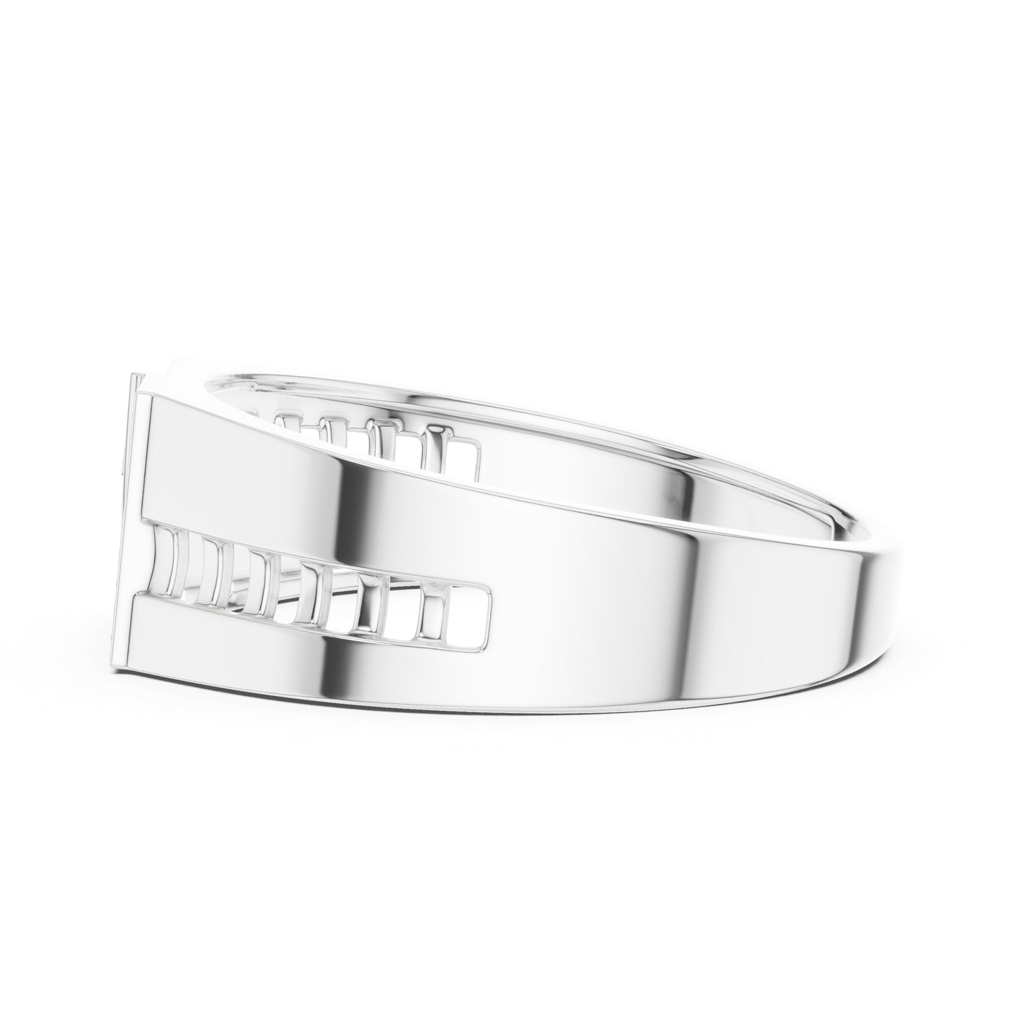 18K White Gold Round Lab-Grown Diamond Wedding Drop Ring for Women | Pure Carat