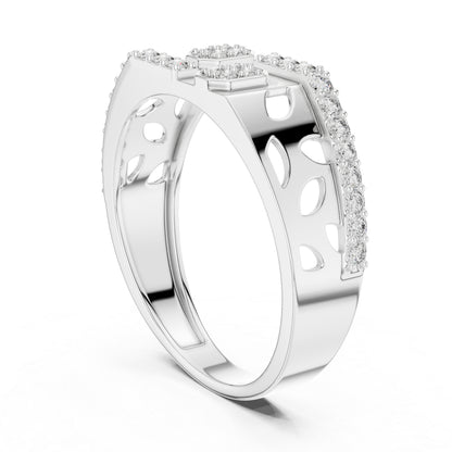 18K Yellow Gold Round Lab-Grown Diamond Solitaire Anniversary Ring | Pure Carat