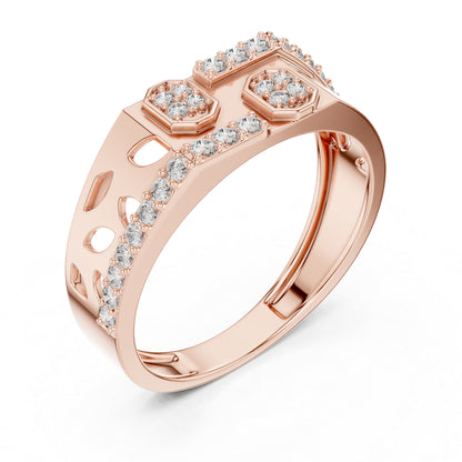 18K Yellow Gold Round Lab-Grown Diamond Solitaire Anniversary Ring | Pure Carat