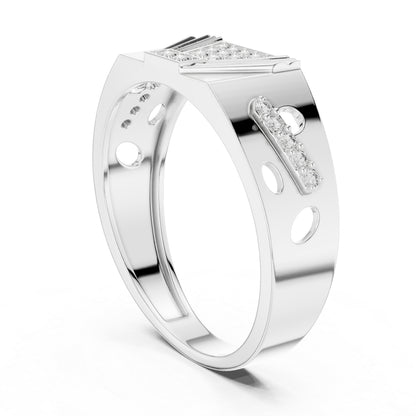 14K Rose Gold Round Lab-Grown Diamond Party Wear Drop Ring for Women | Pure Carat
