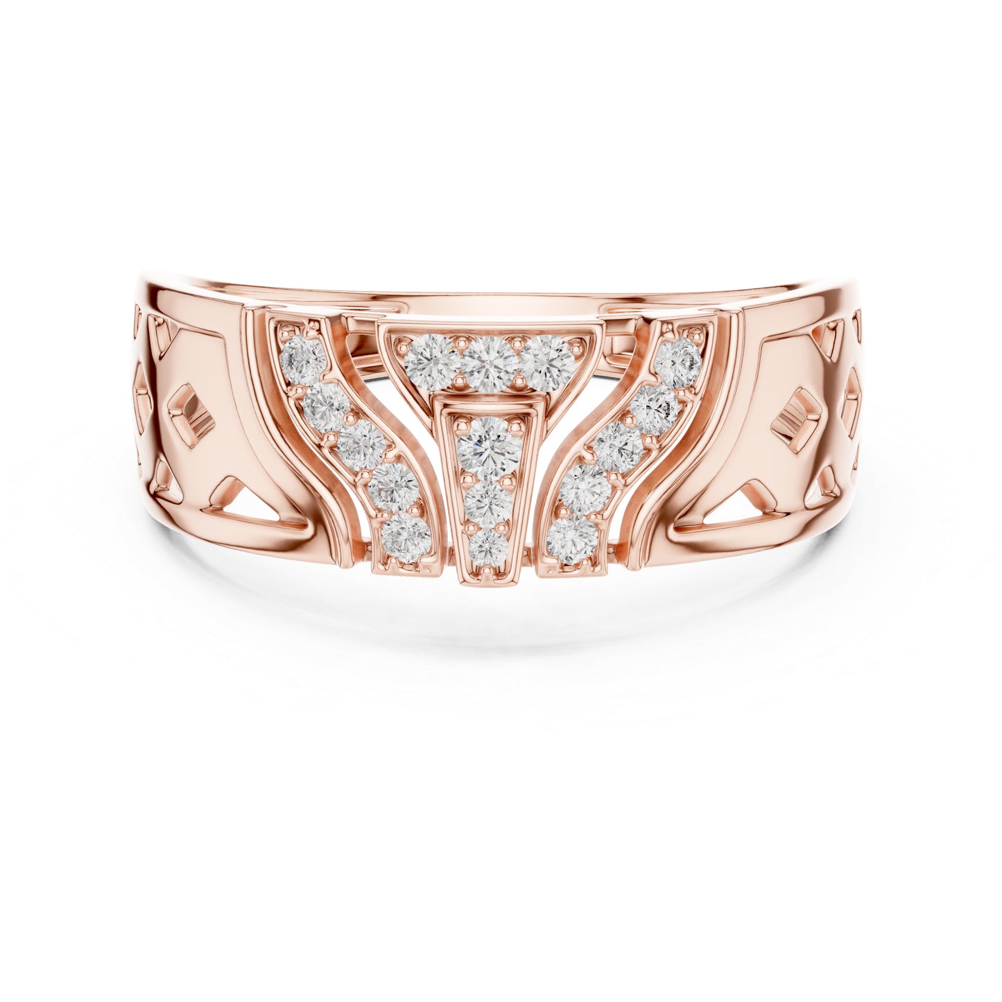 14K White Gold Round Lab-Grown Diamond Everyday Wear Drop Ring for Women | Pure Carat
