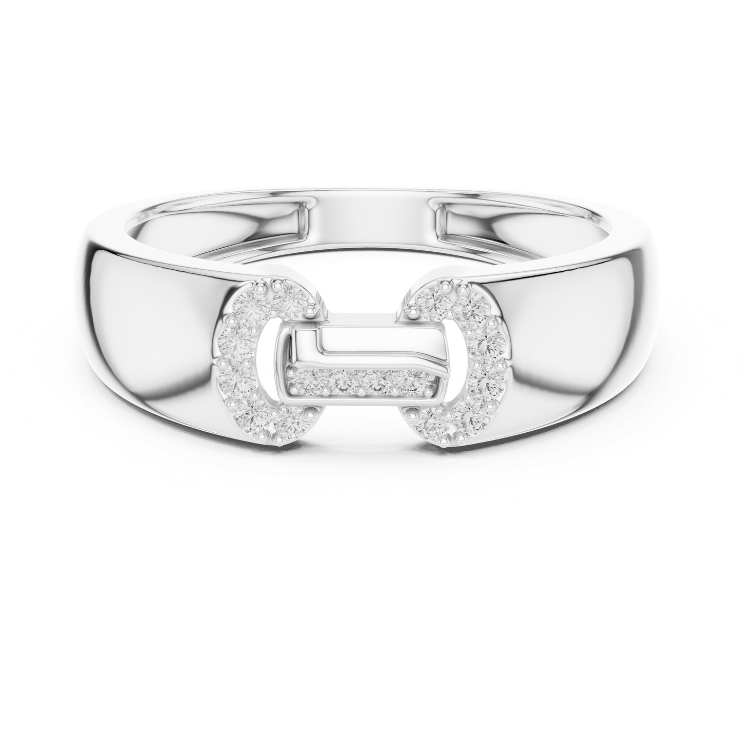 18K White Gold Round Lab-Grown Diamond Bridal Ring for Women | Pure Carat