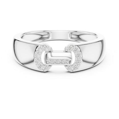18K White Gold Round Lab-Grown Diamond Bridal Ring for Women | Pure Carat