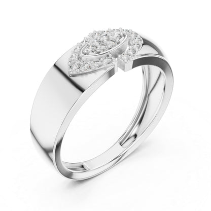 14K Yellow Gold Round Lab-Grown Diamond Office Wear Ring for Women | Pure Carat
