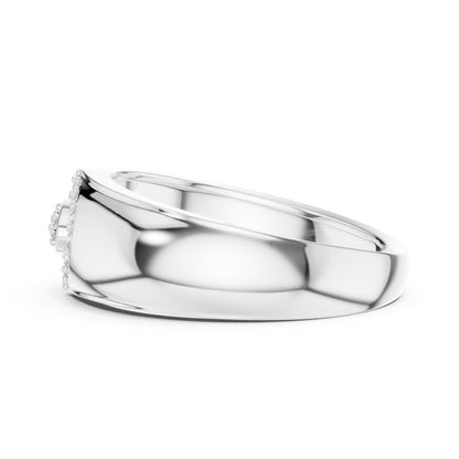 14K Yellow Gold Round Lab-Grown Diamond Office Wear Ring for Women | Pure Carat