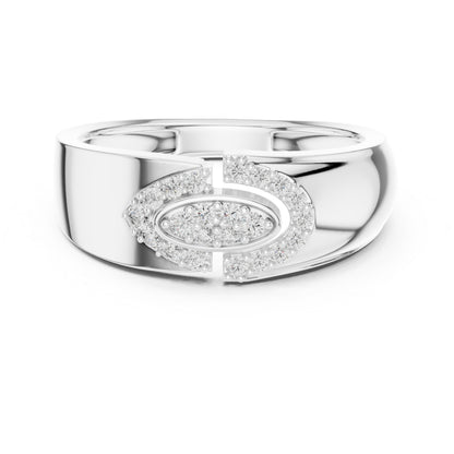 14K Yellow Gold Round Lab-Grown Diamond Office Wear Ring for Women | Pure Carat
