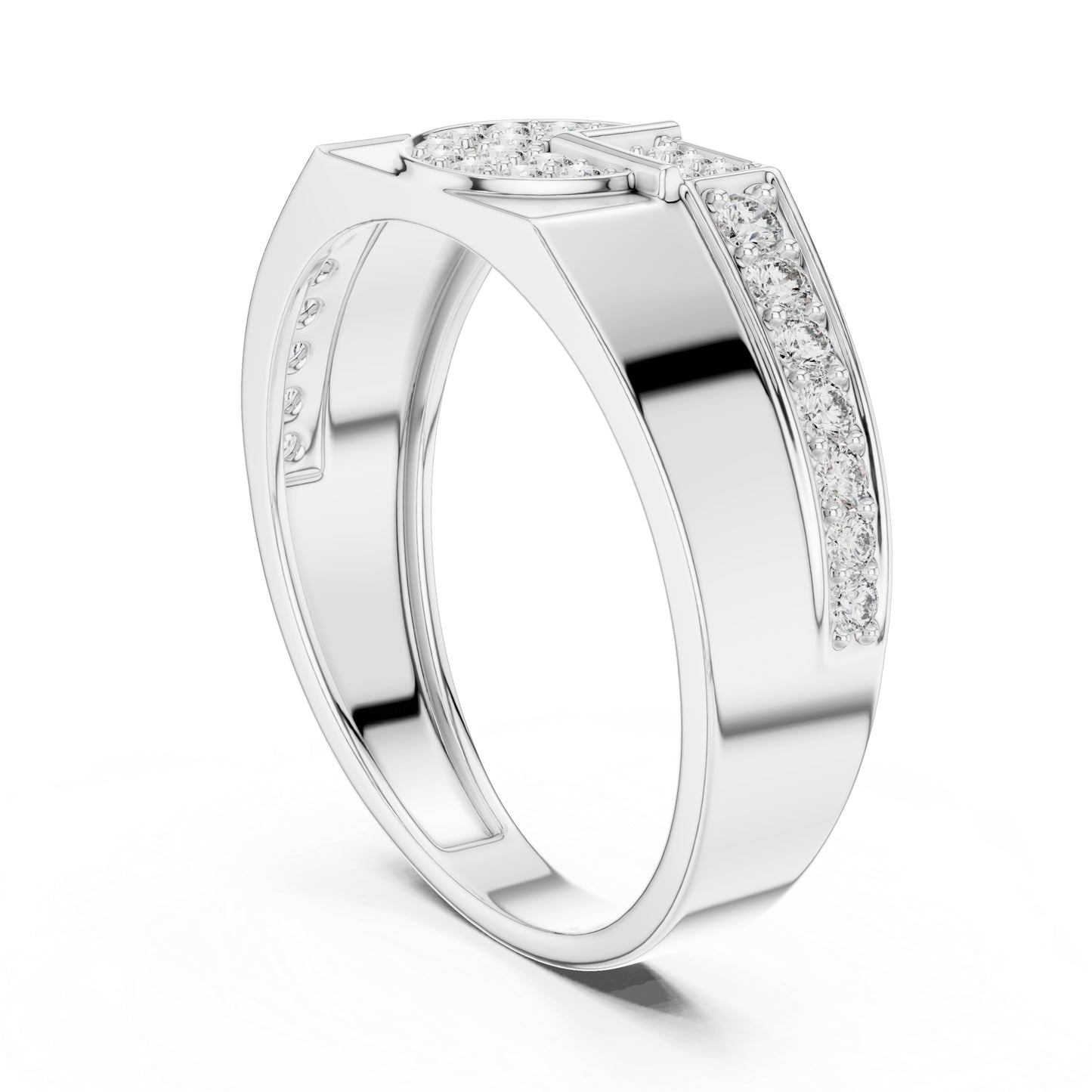 18K Rose Gold Round Lab-Grown Diamond Engagement Ring for Women | Pure Carat
