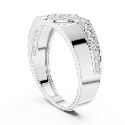 18K Rose Gold Round Lab-Grown Diamond Engagement Ring for Women | Pure Carat
