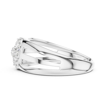 14K Yellow Gold Round Lab-Grown Diamond Ring for Women | Everyday Wear | Pure Carat