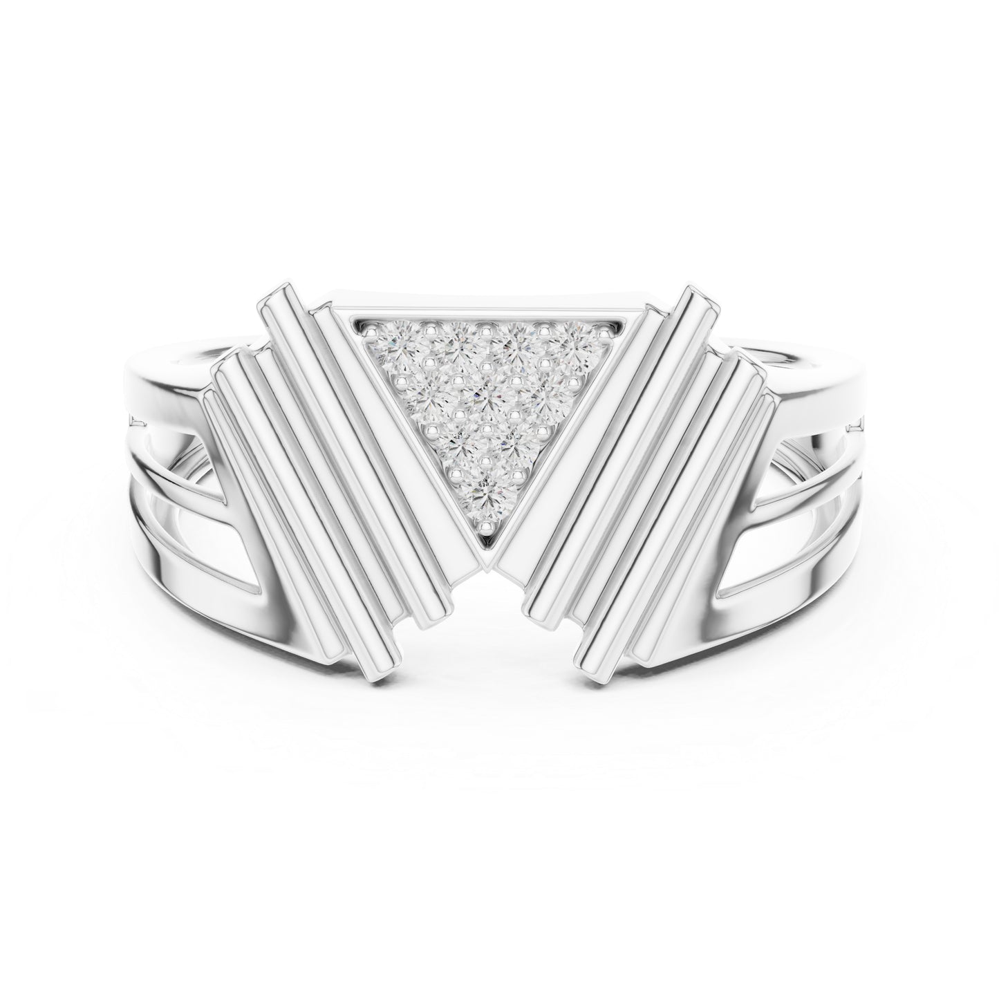 18K Rose Gold Round Lab-Grown Diamond Drop Ring for Women | Party Wear | Pure Carat