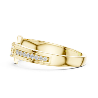 18K Yellow Gold Round Lab-Grown Diamond Solitaire Ring for Women | Anniversary Gift | Pure Carat