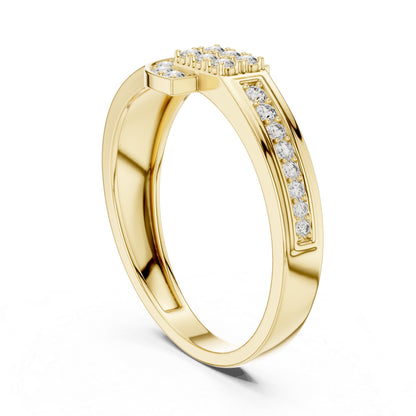 18K Yellow Gold Round Lab-Grown Diamond Solitaire Ring for Women | Anniversary Gift | Pure Carat