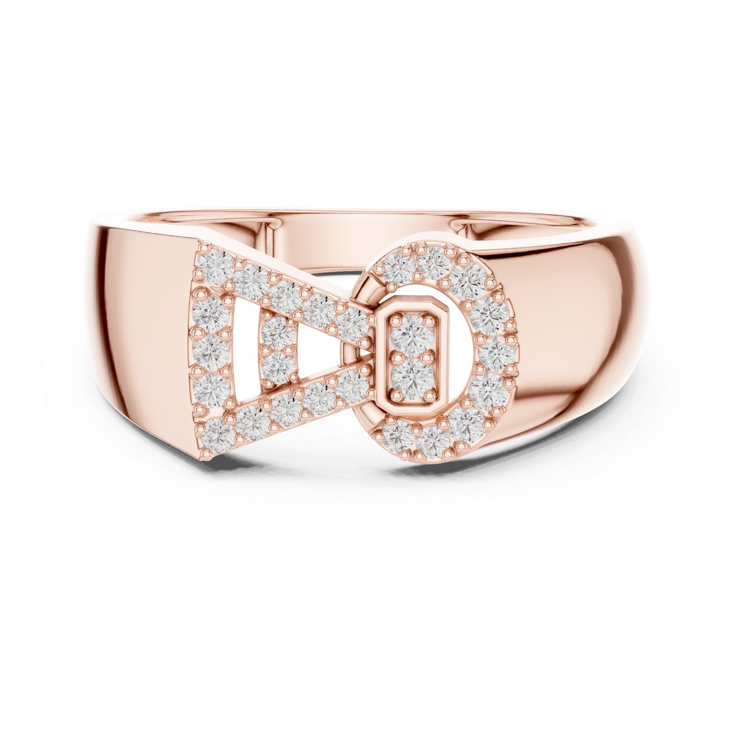 14K White Gold Round Lab-Grown Diamond Bridal Ring for Women | Pure Carat