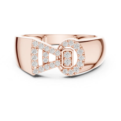 14K White Gold Round Lab-Grown Diamond Bridal Ring for Women | Pure Carat