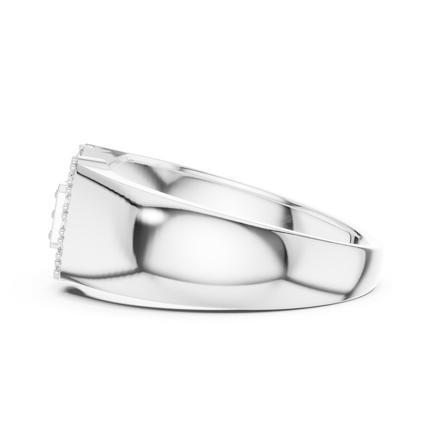 14K White Gold Round Lab-Grown Diamond Bridal Ring for Women | Pure Carat