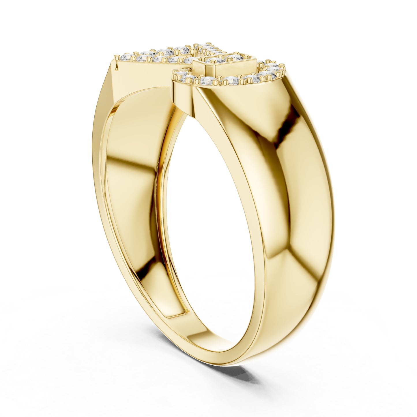 14K White Gold Round Lab-Grown Diamond Bridal Ring for Women | Pure Carat
