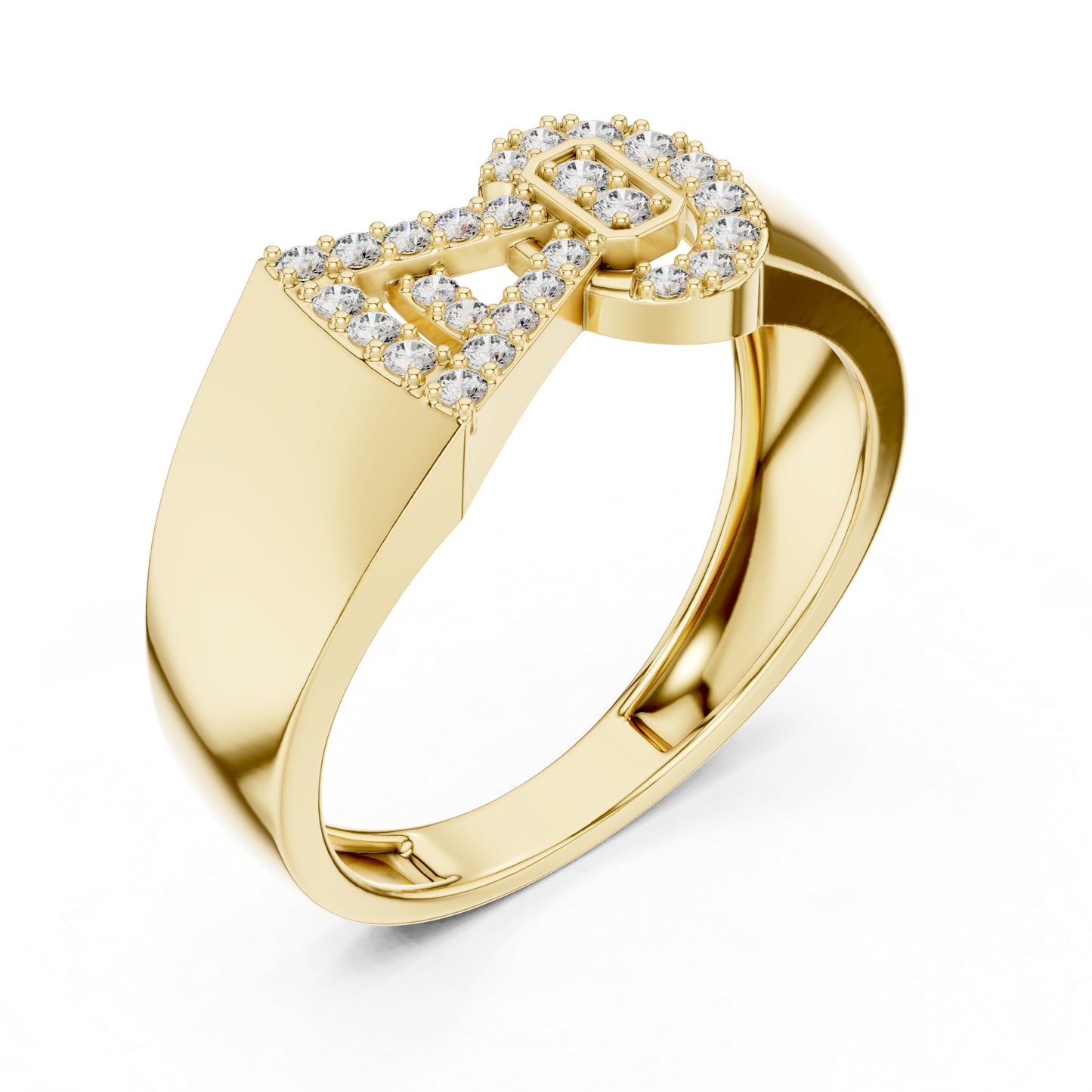 14K White Gold Round Lab-Grown Diamond Bridal Ring for Women | Pure Carat