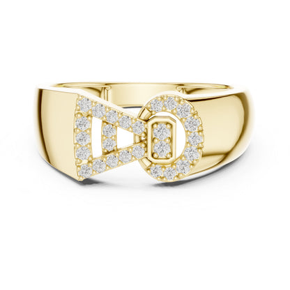 14K White Gold Round Lab-Grown Diamond Bridal Ring for Women | Pure Carat