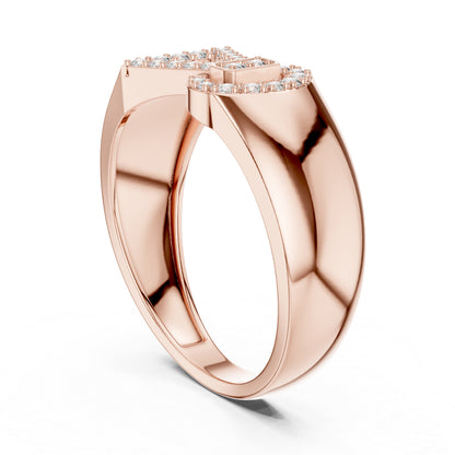 14K White Gold Round Lab-Grown Diamond Bridal Ring for Women | Pure Carat