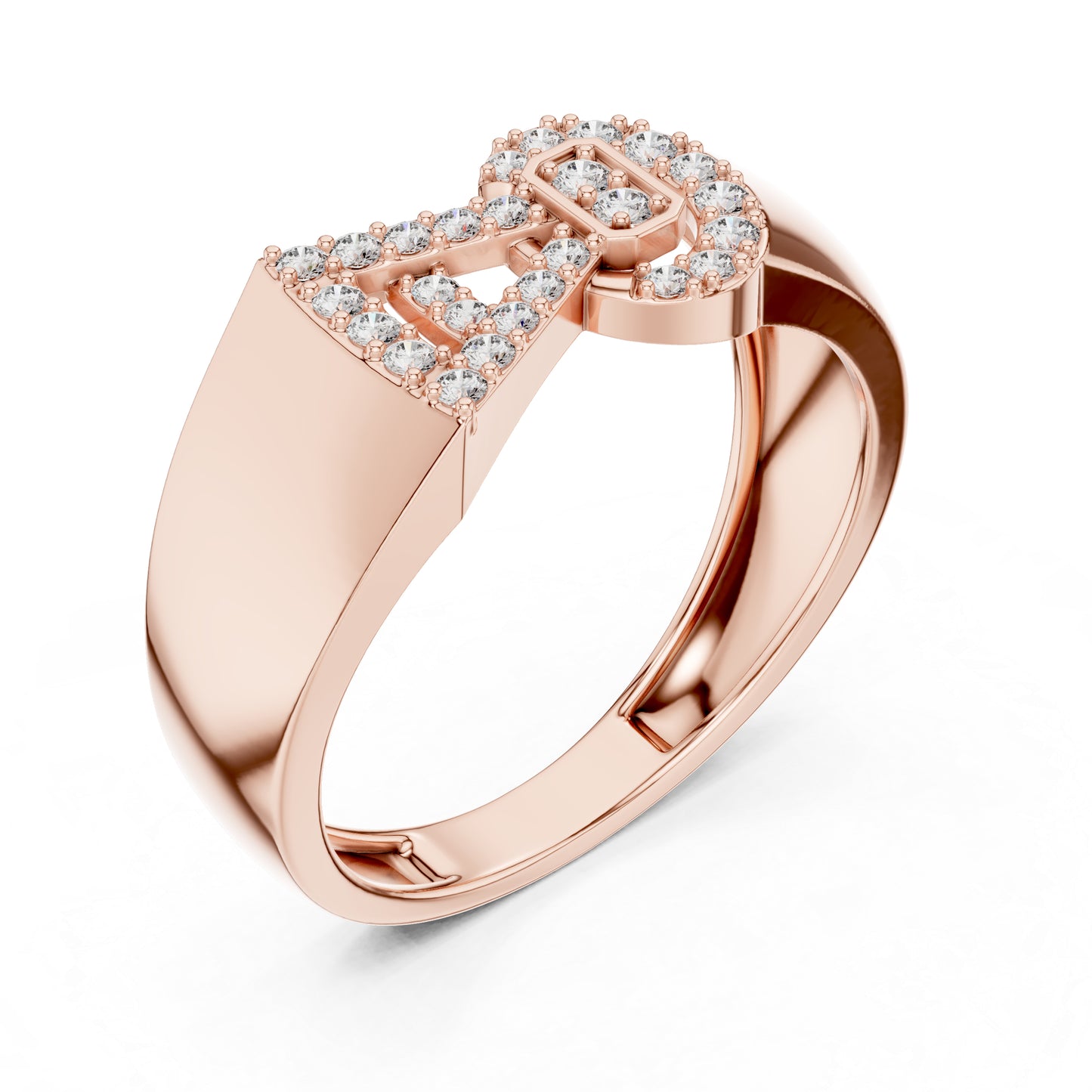14K White Gold Round Lab-Grown Diamond Bridal Ring for Women | Pure Carat