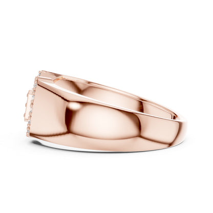 14K White Gold Round Lab-Grown Diamond Bridal Ring for Women | Pure Carat