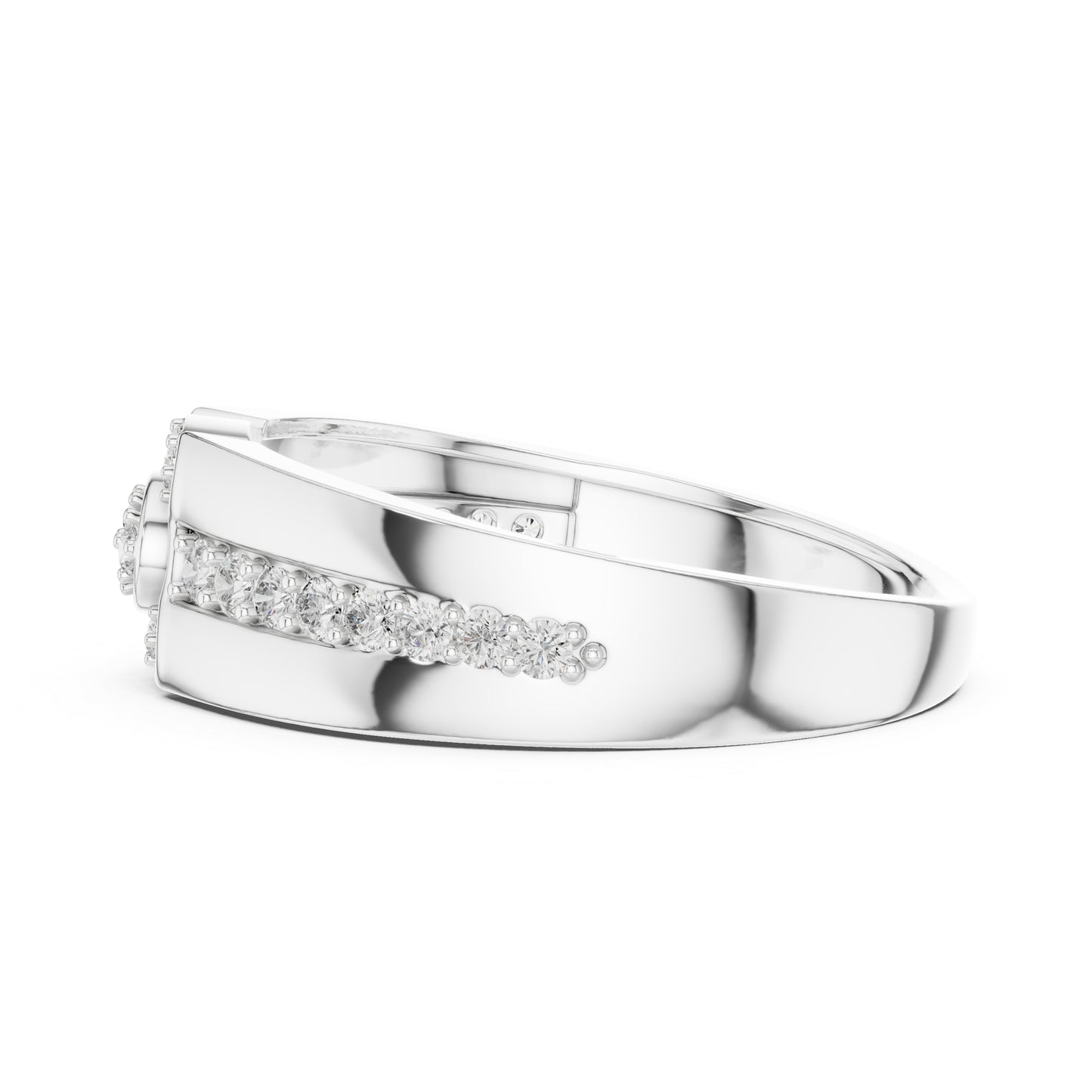 14K Yellow Gold Round Lab-Grown Diamond Ring for Women | Office Wear | Pure Carat