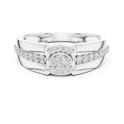14K Yellow Gold Round Lab-Grown Diamond Ring for Women | Office Wear | Pure Carat