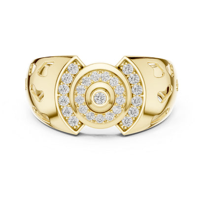 18K Yellow Gold Round Lab-Grown Diamond Wedding Ring for Women | Pure Carat