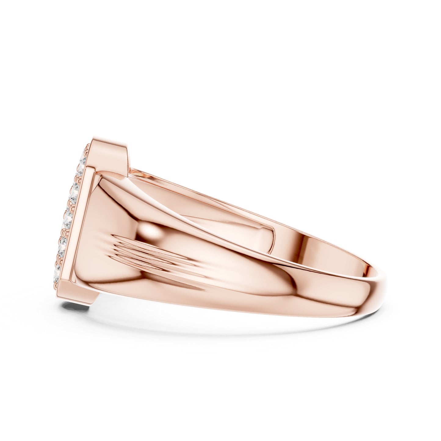 14K White Gold Round Lab-Grown Diamond Drop Ring for Women | Everyday Wear | Pure Carat