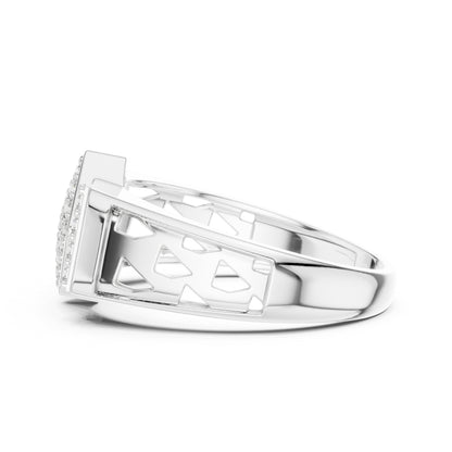 18K Rose Gold Round Lab-Grown Diamond Solitaire Ring for Women | Party Wear | Pure Carat