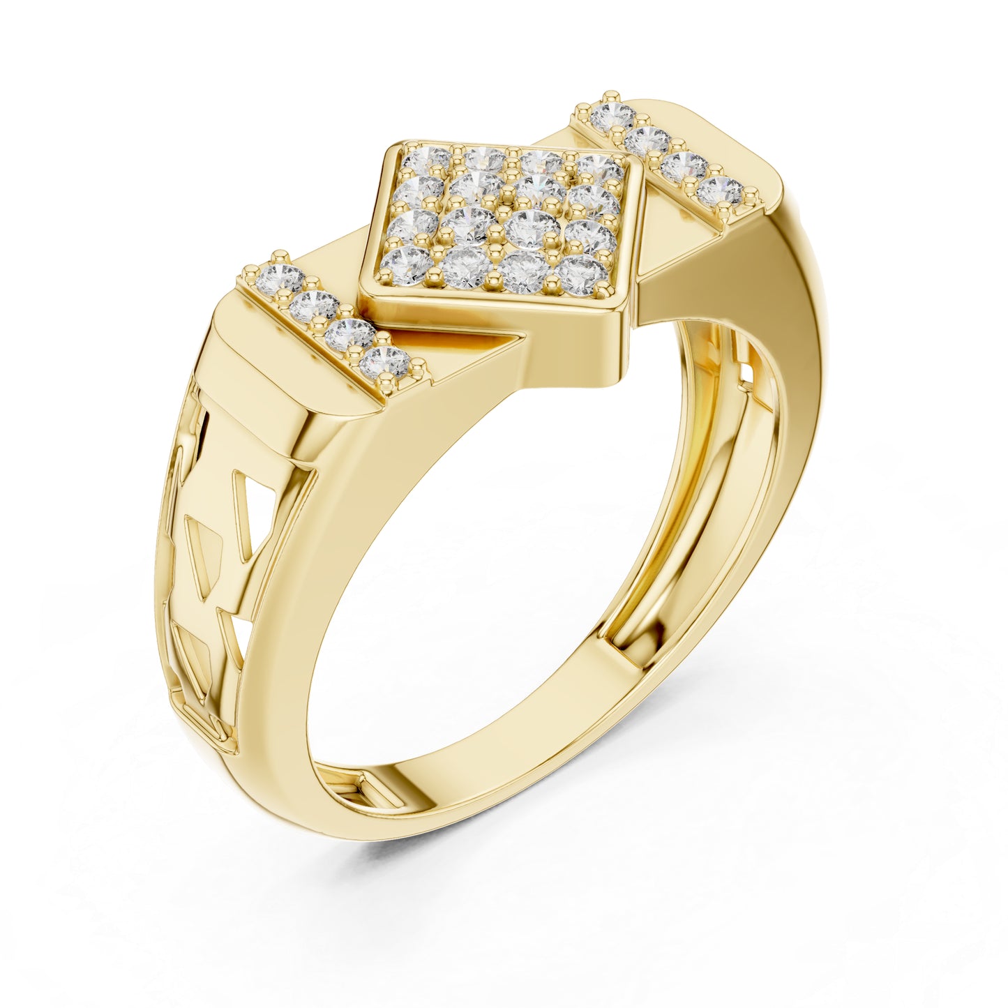 18K Rose Gold Round Lab-Grown Diamond Solitaire Ring for Women | Party Wear | Pure Carat