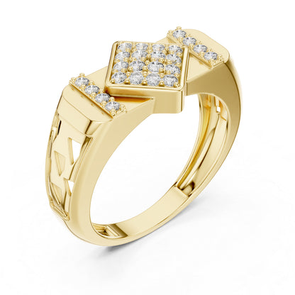 18K Rose Gold Round Lab-Grown Diamond Solitaire Ring for Women | Party Wear | Pure Carat