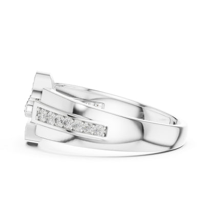 14K Yellow Gold Round Lab-Grown Diamond Stud Ring for Women | Anniversary Gift | Pure Carat