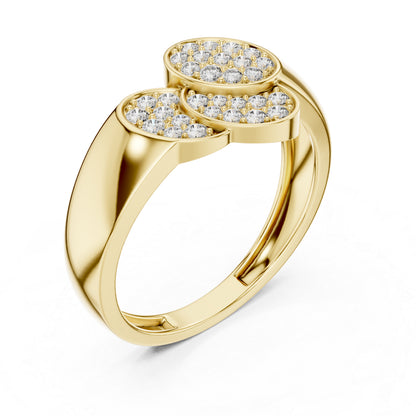 14K Rose Gold Round Lab-Grown Diamond Engagement Ring for Women | Pure Carat