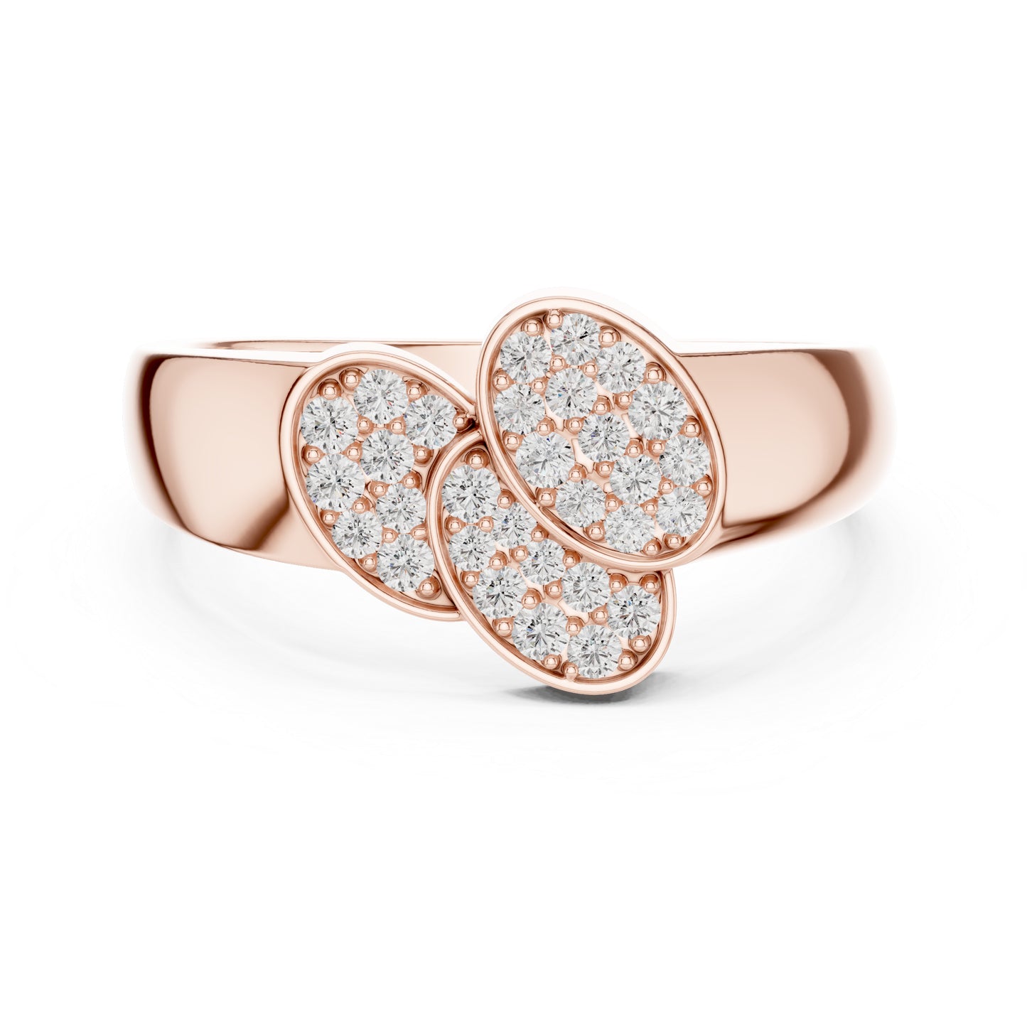 14K Rose Gold Round Lab-Grown Diamond Engagement Ring for Women | Pure Carat