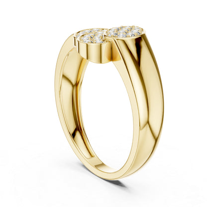 14K Rose Gold Round Lab-Grown Diamond Engagement Ring for Women | Pure Carat