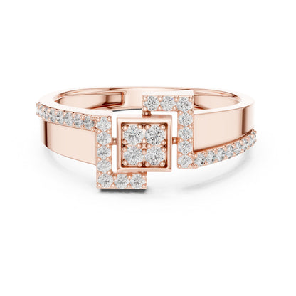 14K White Gold Round Lab-Grown Diamond Wedding Ring for Women | Pure Carat