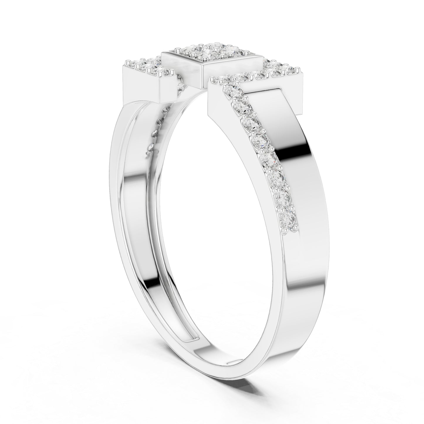 14K White Gold Round Lab-Grown Diamond Wedding Ring for Women | Pure Carat